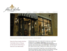 Tablet Screenshot of fleurdelischicago.com